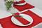 DII® Variegated Red Fringe Placemat & Napkin Set, 8ct.